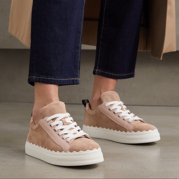 Chloe Shoes - SOLD NWT Chloe Lauren Scalloped suede leather